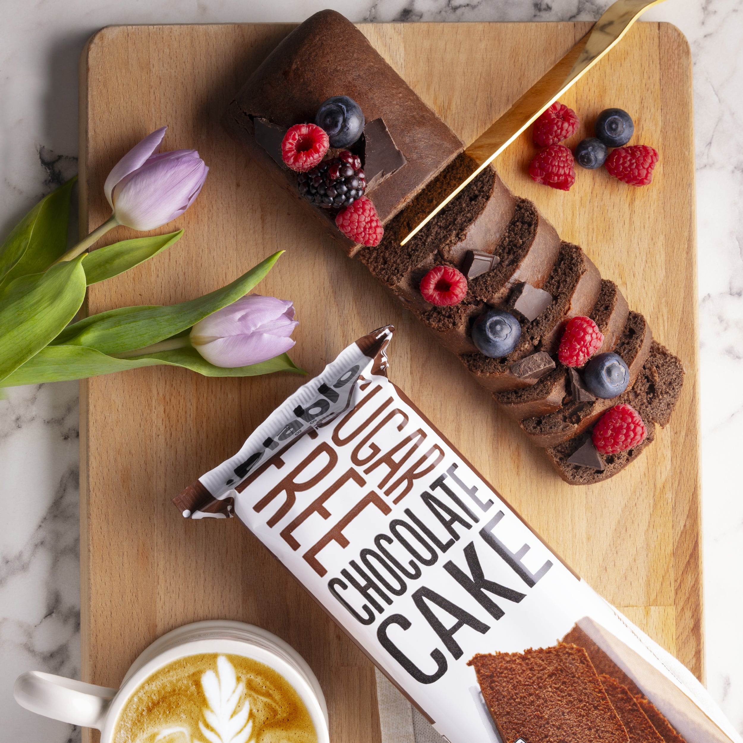 Cake saveur chocolat (200g) sans sucre