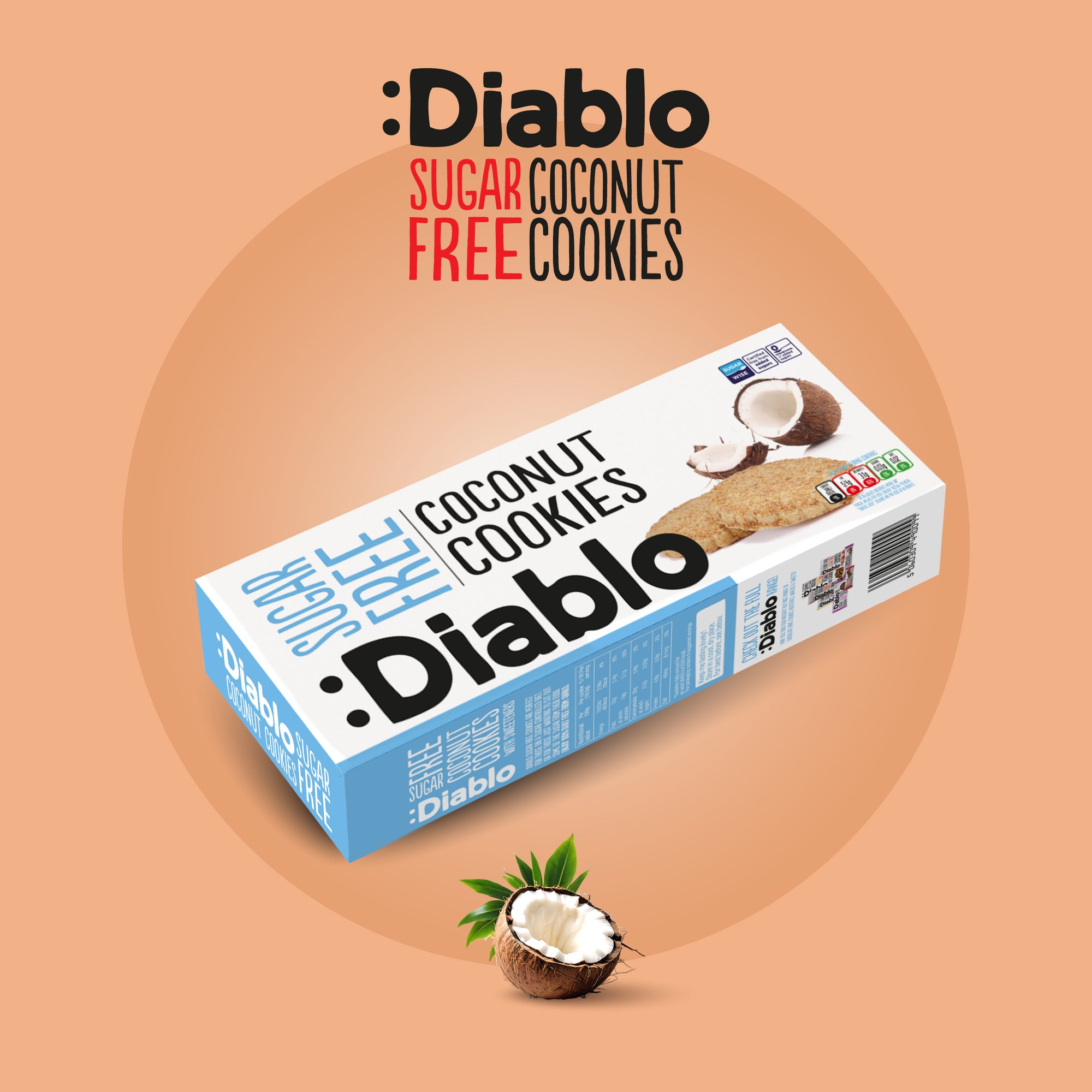 Cookies à la noix de coco (150g) sans sucre